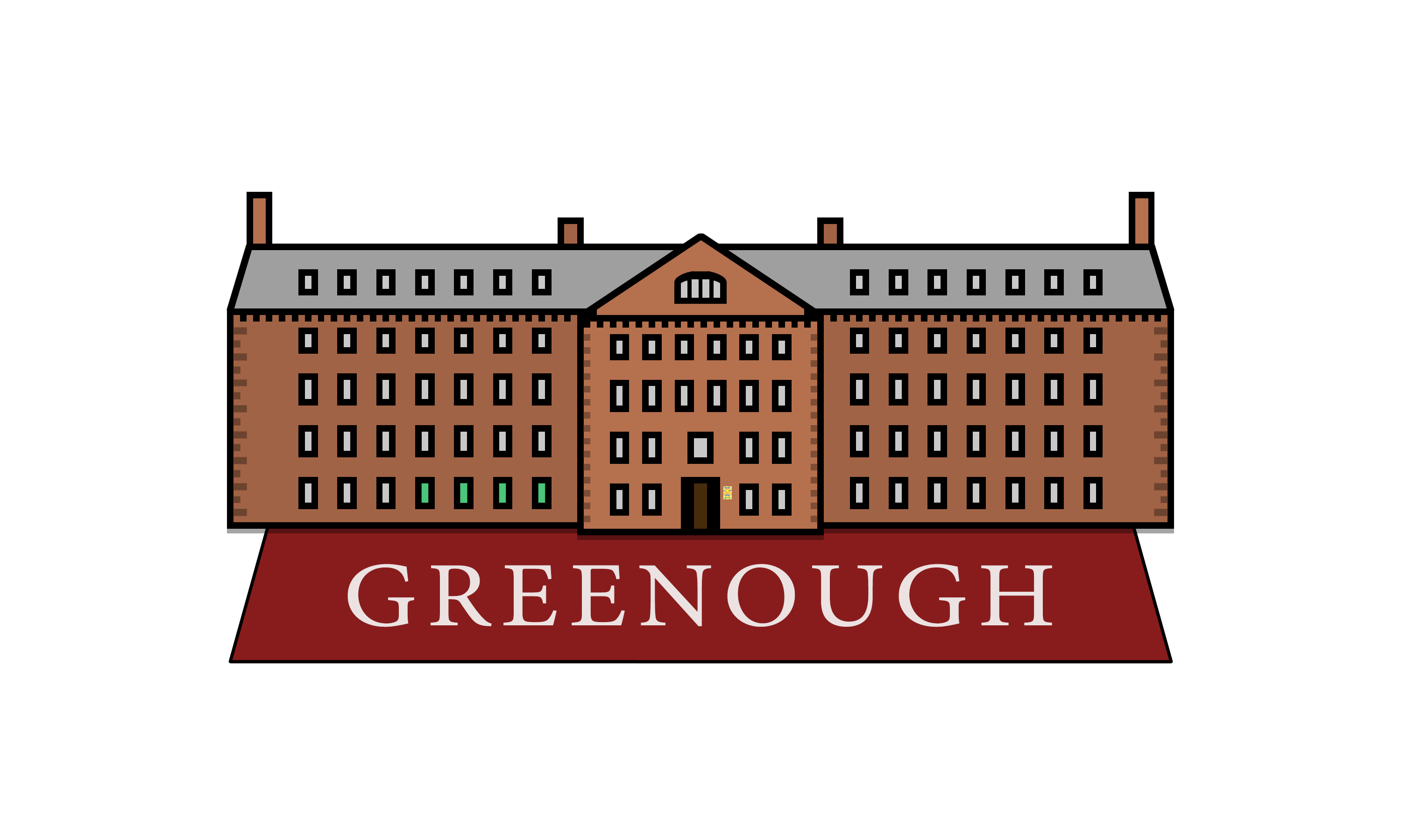An icon of Greenough House at UMass